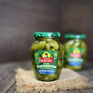 Корнишоны маринованные по-Берлински 350 мл 