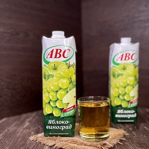 Нектар яблоко-виноград АВС 1 л