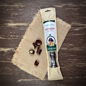 Чурчхела темный виноград с грецким орехом