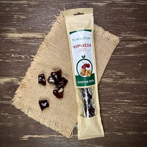 Чурчхела вишневая с грецким орехом