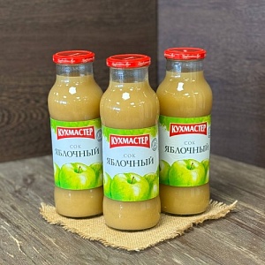 Сок яблочный с мякотью Кухмстер 0,68 л