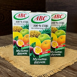 Сок мультифрукт АВС 0,2 л