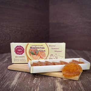 Мармелад натуральный апельсин 140 г