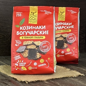 Козинаки классические в темной глазури 250 г
