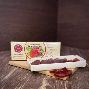Мармелад натуральный клубника 140 г